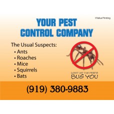 Pest Control Yard Sign #2